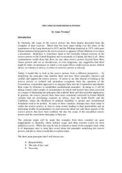 Anne Twomey - High Court of Australia