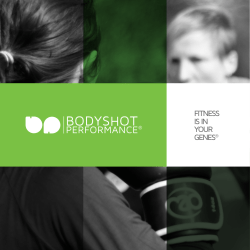 FITNESS IS IN YOUR GENES®