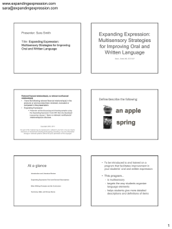 Expanding Expression - Indiana Speech-Language