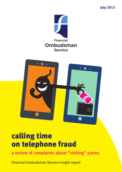 calling time on telephone fraud