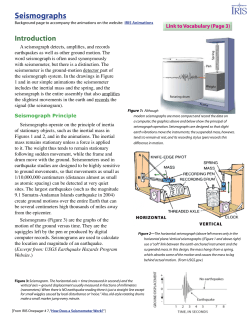 Seismographs