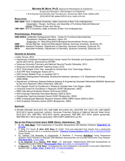 CV - Syracuse University