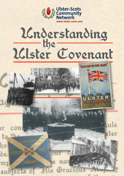 Understanding Ulster Covenant - Ulster Scots Community Network