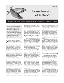 Home Freezing of Seafood - University of Idaho Extension