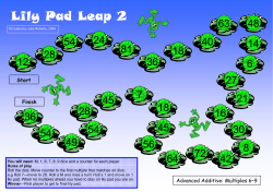Lily Pad Leap - Multiples (6-9).