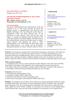 The Spread of Industrialization in Asia, Africa and Latin America
