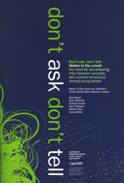 Don`t Ask, Don`t Tell