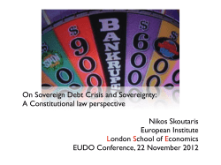On Sovereign Debt Crisis and Sovereignty