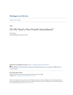 Do We Need a New Fourth Amendment?