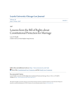 Lessons from the Bill of Rights about