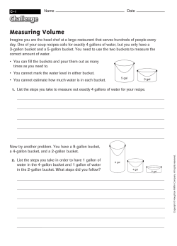 Unit C-1 Measuring Volume