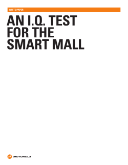 an iq test for the smart mall