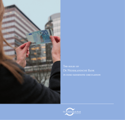 The roles of DNB in euro banknote circulation