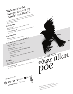 the inaugural event for santa cruz reads!