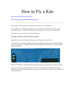 How to Fly a Kite