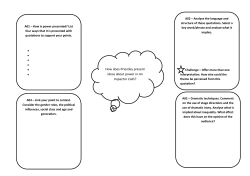 How does Priestley present ideas about power in An Inspector Calls?