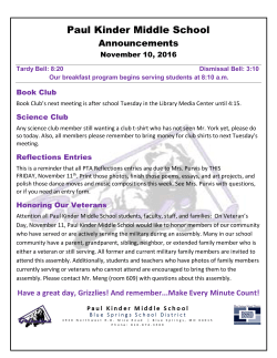 Paul Kinder Middle School