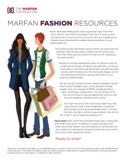 marfan fashion resources
