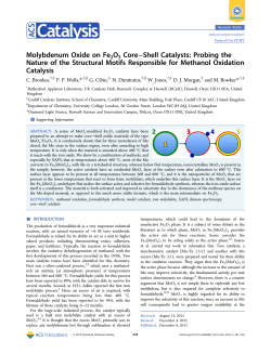 Molybdenum Oxide on Fe2O3 Core&ndash;Shell