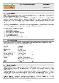 Product information FZB24&reg; l.