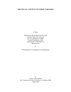 the social context of norse jarlshof