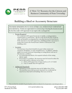 Accessory Structures