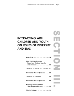Program Activity Guide: Helping Youth Resist Bias and Hate, 2d ed