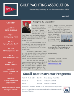 April 2015 - Gulf Yachting Association