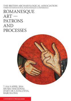 Conference programme pdf - Museu Nacional d`Art de Catalunya
