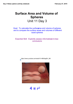 Day 3 Notes sphere activity.notebook