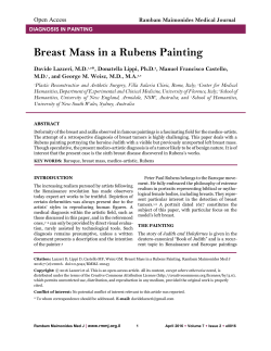 Breast Mass in a Rubens Painting