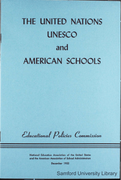 the united nations unesco american schools