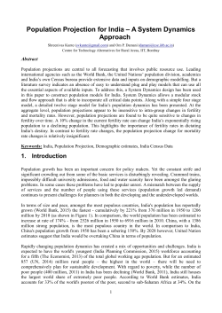 Population Projection for India