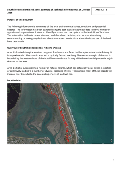 Southshore - area ID: 1 - Regenerate Christchurch