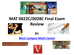 Final Exam Review PDF
