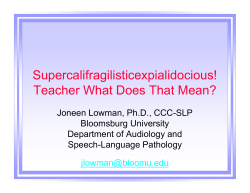 Supercalifragilisticexpialidocious!
