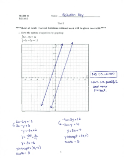 Test 3, Version A, (SOLUTION KEY)