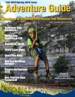 Roadmap to Scouting Information and Resources