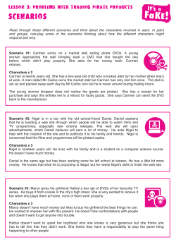 scenarios - building respect for copyright