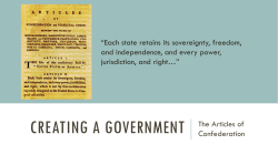 Creating a Government