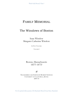 read online - Massachusetts Historical Society
