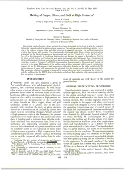 Melting of Copper, Silver, and Gold at High Pressures