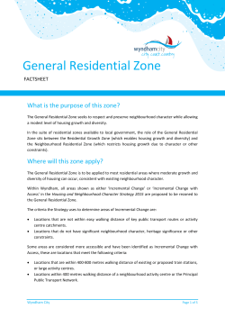General Residential Zone