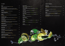 classic sweet drinks