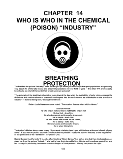 (poison) &ldquo;industry&rdquo;