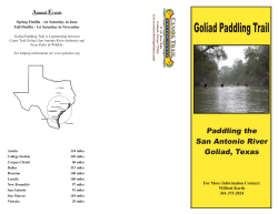 Goliad Paddling Trail