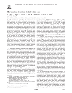 Thermohaline circulation of shallow tidal seas