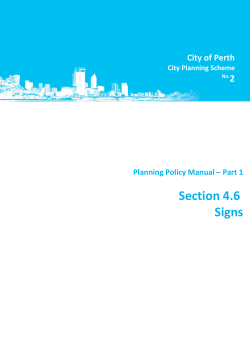 Policy 4.6 - Signs