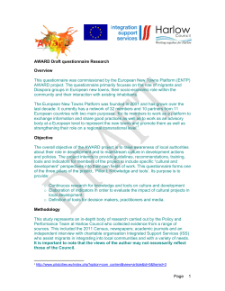 European New Towns Platform Award project