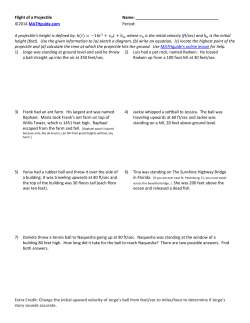 Extra Credit: Change the initial upward velocity of Jorge`s ball from